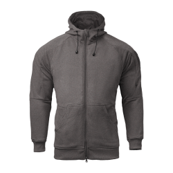 CONQUER FULLZIP TACTICAL HOODIE - DARK GREY L