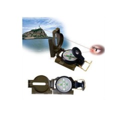 Brújula militar metálica 3 en 1