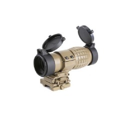 Visor 3X Magnifier for Red Dot flip to side mount modelo 301 - TAN