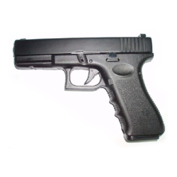 Pistola HFC Gas Estilo G17 HALF-METAL HG-185ASB-C