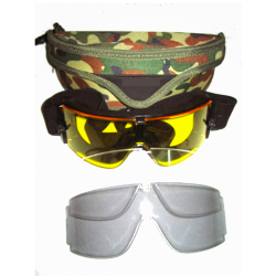 Gafa protección con 3 lentes RK5 - BK