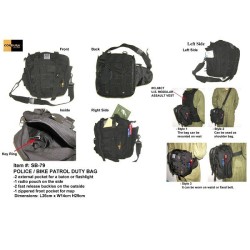 Bolsa MIL-FORCE Police / Bike Patrol dutty bag SB-79