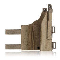 FABRIC UNIVERSAL LIGHT BEARING HOLSTER FDE AM-FUH01F