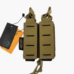 Conquer Double Pistol Mag pouch CB